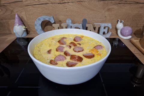 Cliquez pour zoomer ! Potée carottes, chou-rave et saucisses Thermomix par Petroni