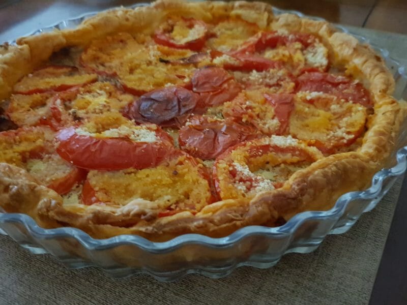Cliquez pour zoomer ! Tarte salée façon tomates farcies Thermomix par Petroni