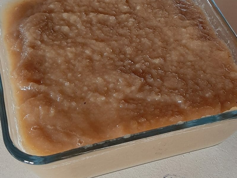 Cliquez pour zoomer ! Compote de pommes, bananes et miel Thermomix par morgane2566