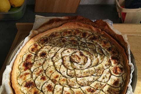 Cliquez pour zoomer ! Tarte courgettes et ricotta Thermomix par cookie63