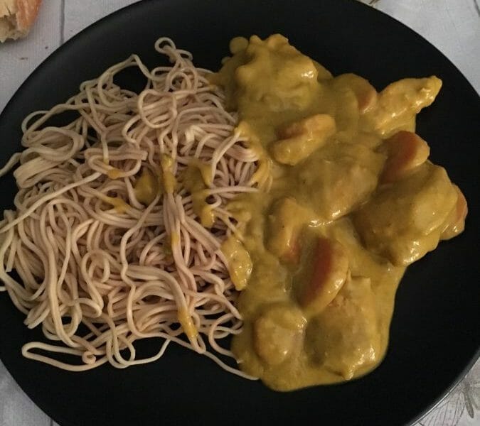 Cliquez pour zoomer ! Poulet coco aux 3 épices Thermomix par Niny91