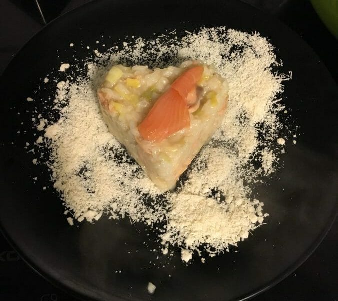 Cliquez pour zoomer ! Risotto poireaux et saumon fumé Thermomix par Niny91