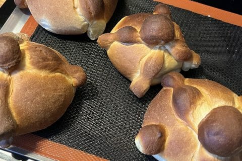 Cliquez pour zoomer ! Pan de muerto – Pain des morts Thermomix par lizinha