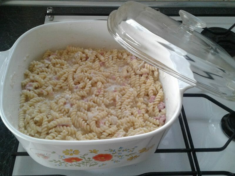Cliquez pour zoomer ! Gratin de pâtes au fromage blanc Thermomix par alexbio