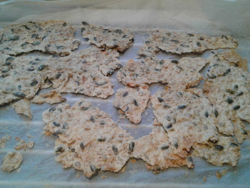 Cliquez pour zoomer ! Crackers salés à l’emmental et aux graines Thermomix par alexbio