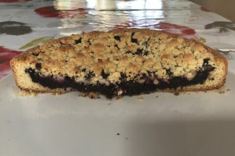 Cliquez pour zoomer ! Gâteau aux myrtilles façon crumble Thermomix par bridjet83
