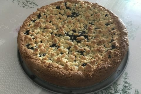Cliquez pour zoomer ! Gâteau aux myrtilles façon crumble Thermomix par bridjet83