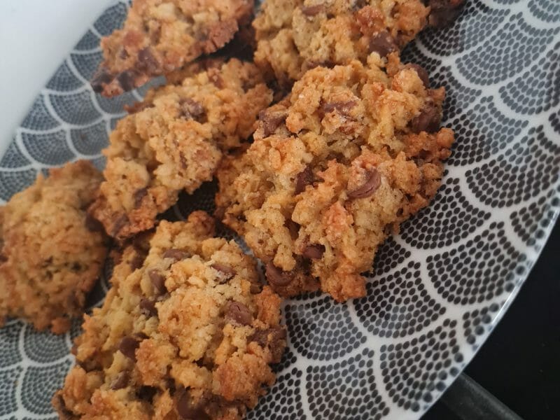 Cliquez pour zoomer ! Cookies au pain rassis et pépites de chocolat Thermomix par maryouse