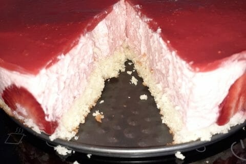 Cliquez pour zoomer ! Bavarois aux fraises Thermomix par Jessica