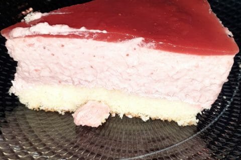 Cliquez pour zoomer ! Bavarois aux fraises Thermomix par Jessica