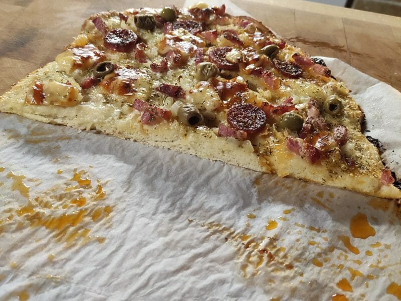 Cliquez pour zoomer ! Fougasse chèvre et lardons Thermomix par coline71