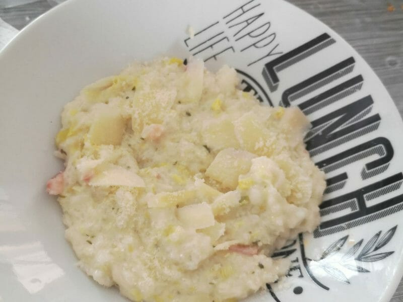 Cliquez pour zoomer ! Risotto poireaux et lardons Thermomix par chloe_lacz
