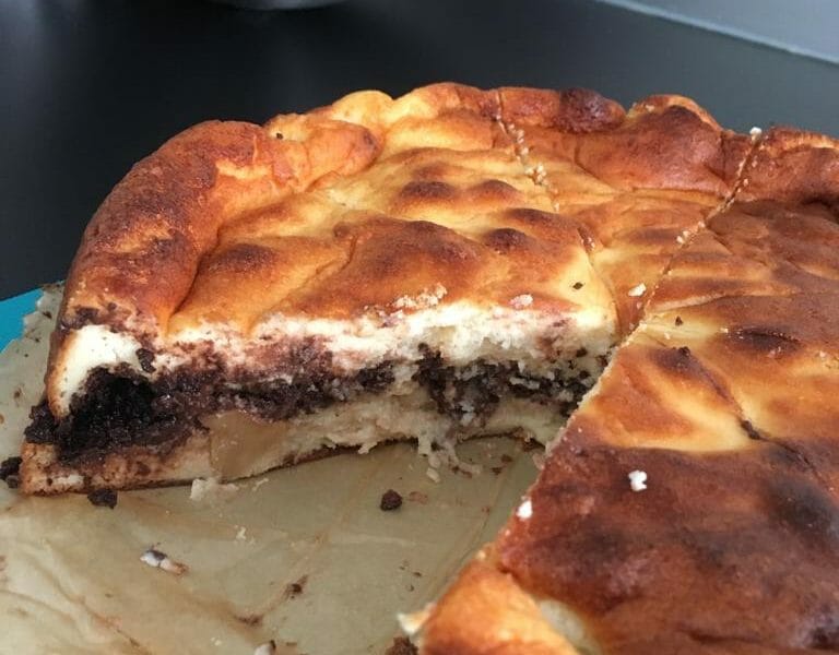Cliquez pour zoomer ! Gâteau à la faisselle, poires et chocolat Thermomix par sam_dias