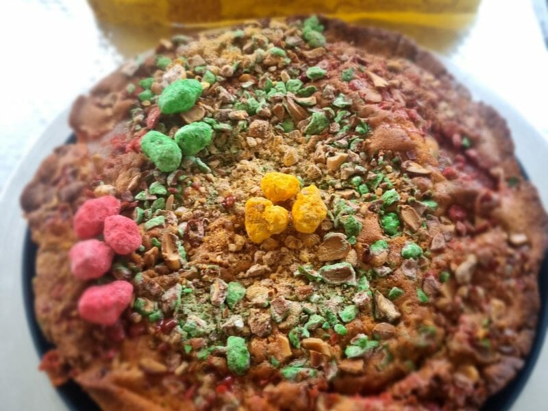 Cliquez pour zoomer ! Gateau lyonnais aux poires et pralines roses Thermomix par sam_dias