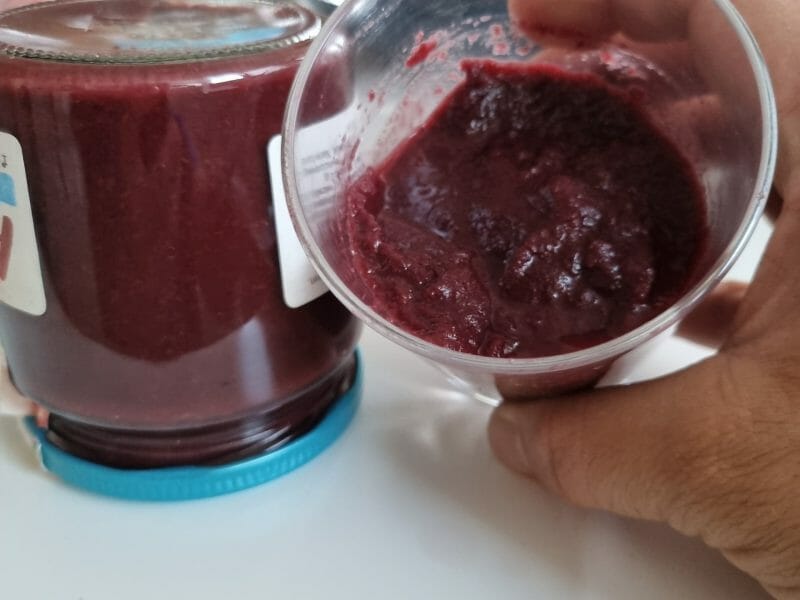 Compote pommes myrtilles au Thermomix Cookomix