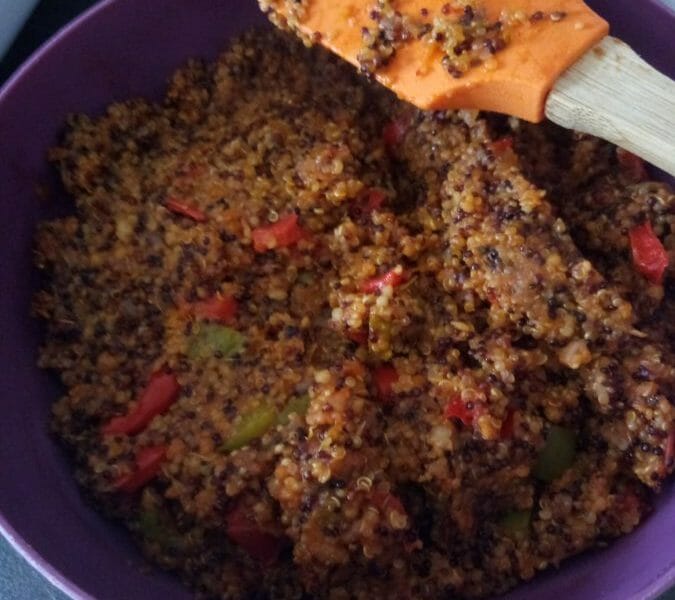 Cliquez pour zoomer ! Quinoa sauce basquaise Thermomix par Red-cherry