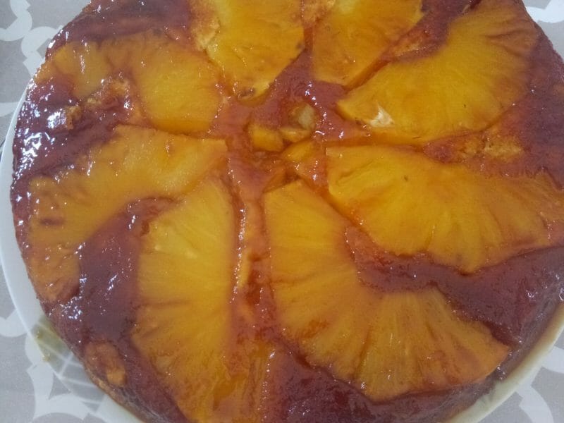 Cliquez pour zoomer ! Gâteau renversé à l’ananas Thermomix par Red-cherry