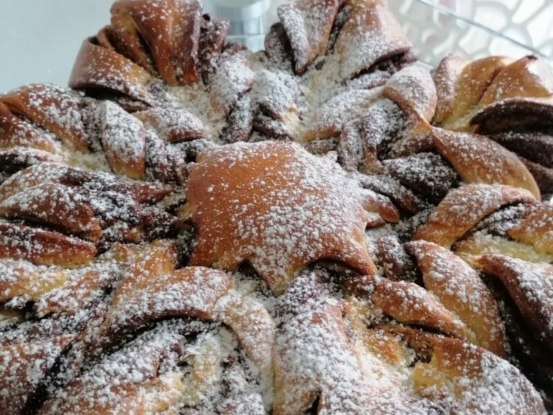 Cliquez pour zoomer ! Brioche étoilée au Nutella Thermomix par 1001elisa