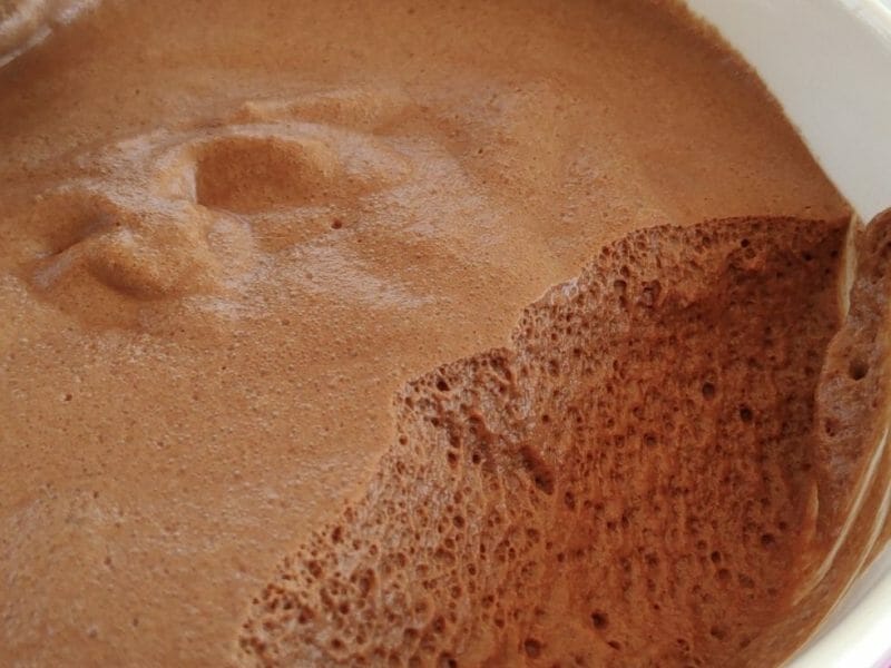 Cliquez pour zoomer ! Mousse au chocolat au jus de pois chiche Thermomix par mems0057