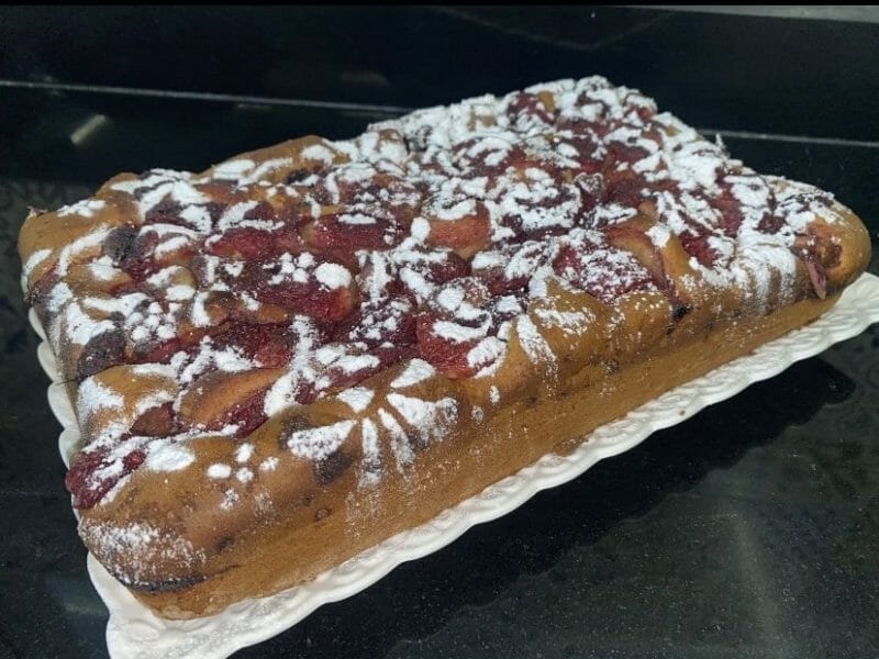 Cliquez pour zoomer ! Gâteau aux fraises Thermomix par ibtissamb