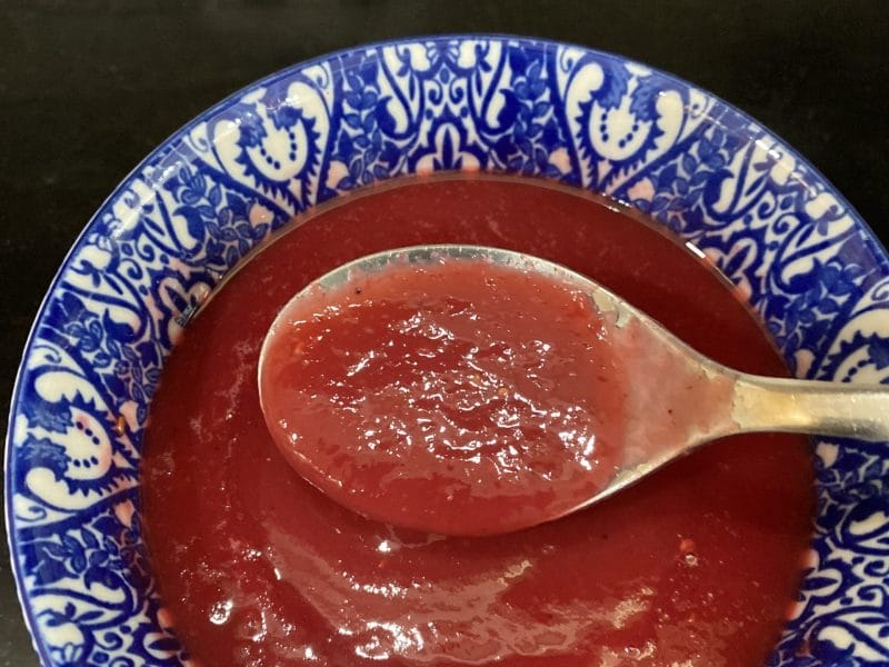 Cliquez pour zoomer ! Coulis de framboises Thermomix par ibtissamb