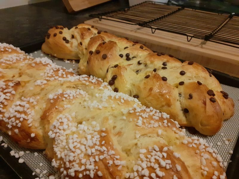 Cliquez pour zoomer ! Brioche tressée à la mie filante Thermomix par manon43manon