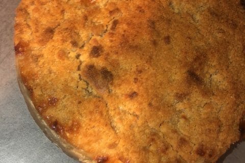 Cliquez pour zoomer ! Tarte aux pommes façon crumble Thermomix par stephanie_259
