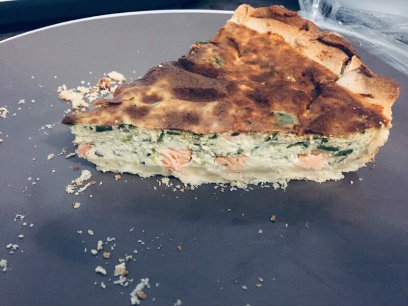 Cliquez pour zoomer ! Quiche saumon et courgettes Thermomix par dydou974