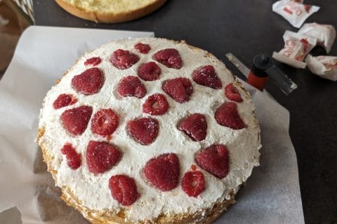 Cliquez pour zoomer ! Layer cake Kinder Bueno Thermomix par Eniram