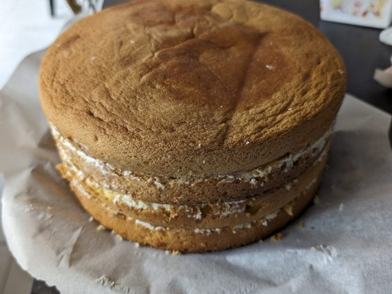 Cliquez pour zoomer ! Layer cake Kinder Bueno Thermomix par Eniram