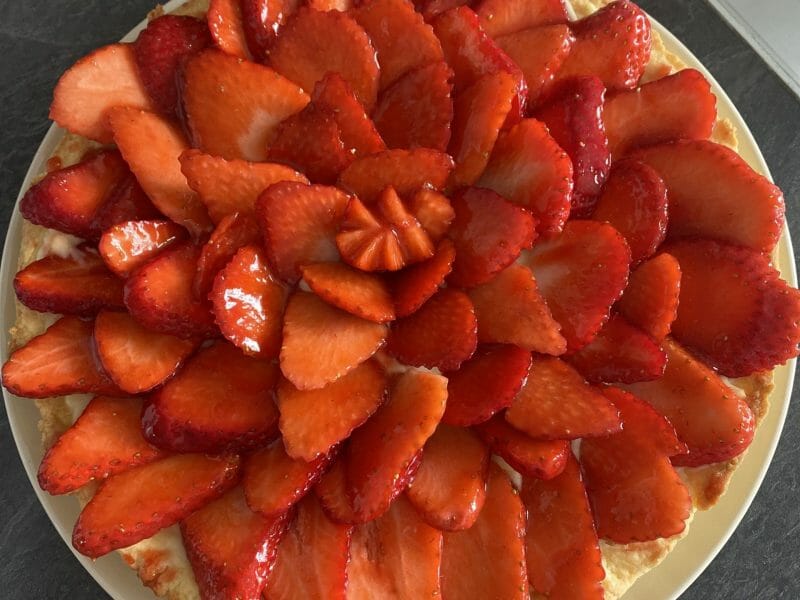Cliquez pour zoomer ! Tarte aux fraises Thermomix par paulinemkni39