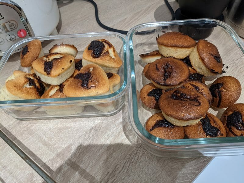 Cliquez pour zoomer ! Financiers au Nutella Thermomix par july974
