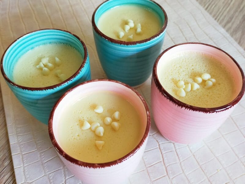 Cliquez pour zoomer ! Crème dessert au chocolat blanc Thermomix par mc_8