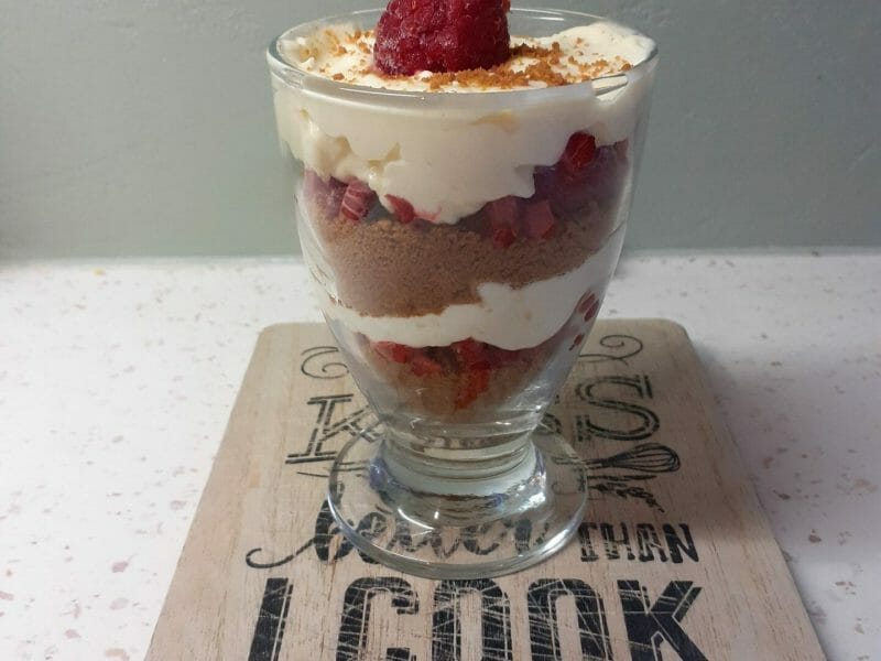 Cliquez pour zoomer ! Tiramisu aux framboises et spéculoos Thermomix par lauriane1403