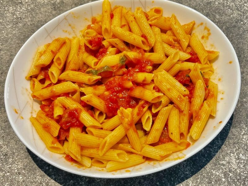 Cliquez pour zoomer ! Penne sauce arrabbiata Thermomix par Venga