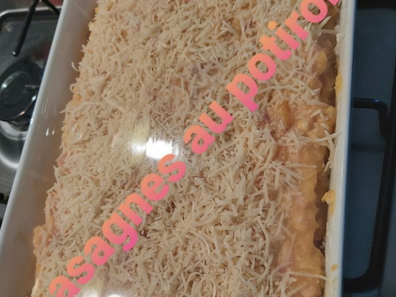 Cliquez pour zoomer ! Lasagnes au potiron Thermomix par lumaf