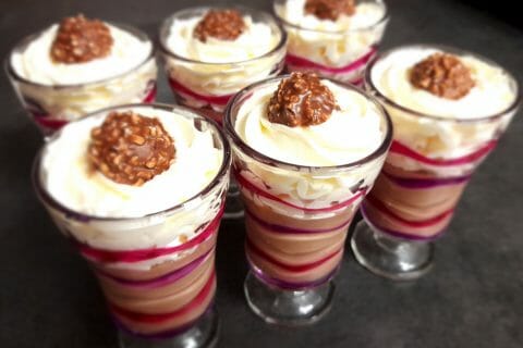 Cliquez pour zoomer ! Crème dessert au Ferrero Rocher Thermomix par moumayoub