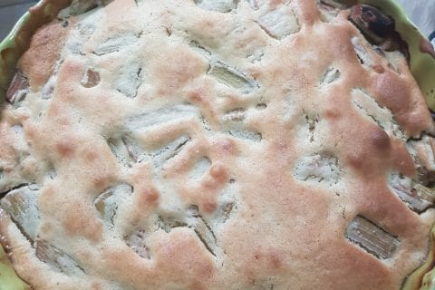 Cliquez pour zoomer ! Cobbler à la rhubarbe au Thermomix