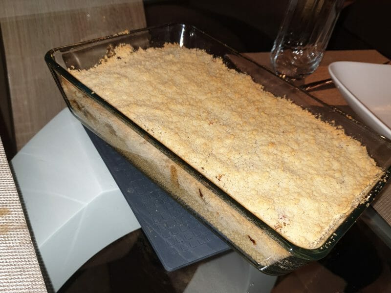 Cliquez pour zoomer ! Crumble poulet, courgettes et parmesan Thermomix par fabio_4