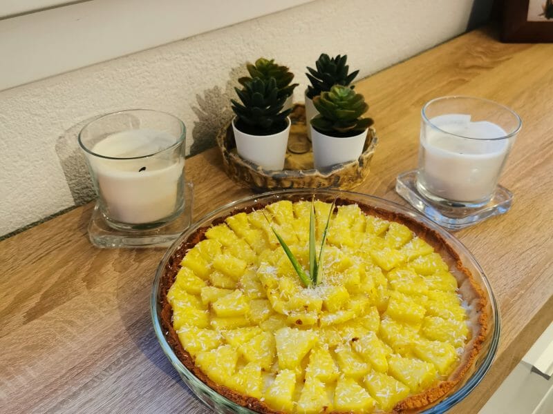 Cliquez pour zoomer ! Tarte piña colada Thermomix par fabio_4