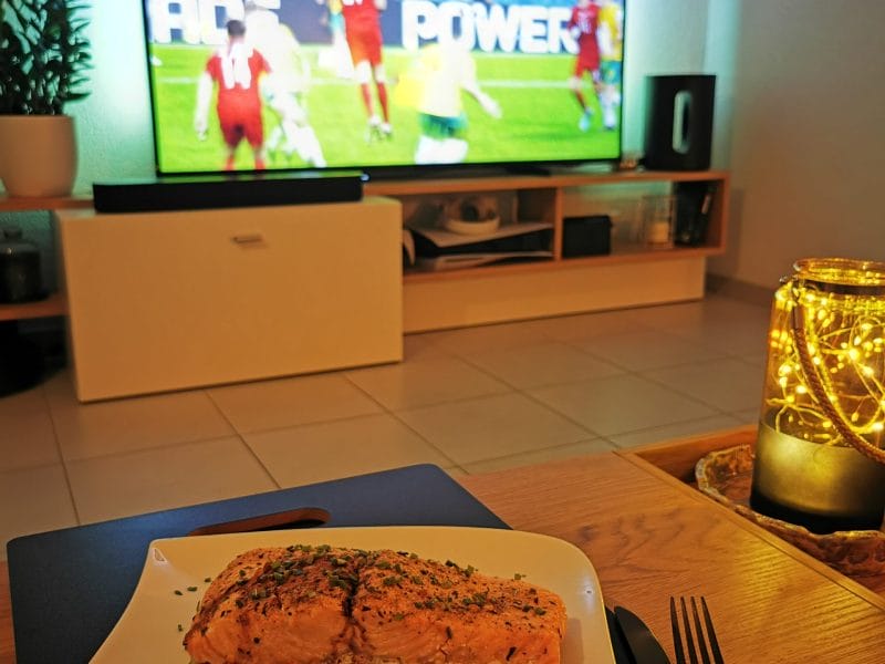 Cliquez pour zoomer ! Saumon sur purée de brocolis Thermomix par fabio_4