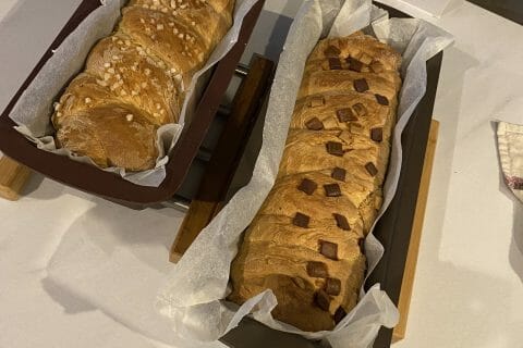 Cliquez pour zoomer ! Brioche tressée à la mie filante Thermomix par camille_161