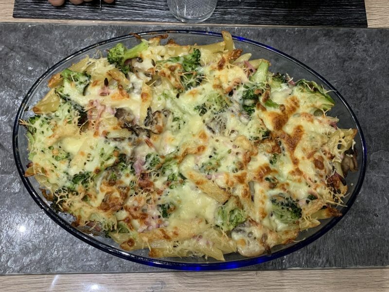 Cliquez pour zoomer ! Gratin de pâtes au brocoli Thermomix par lisa_merulla