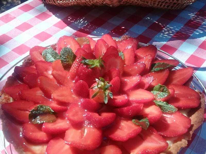 Cliquez pour zoomer ! Tarte aux fraises Thermomix par liethana21