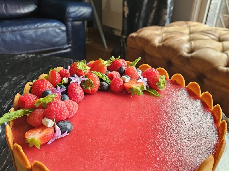Cliquez pour zoomer ! Bavarois aux fraises Thermomix par sandka