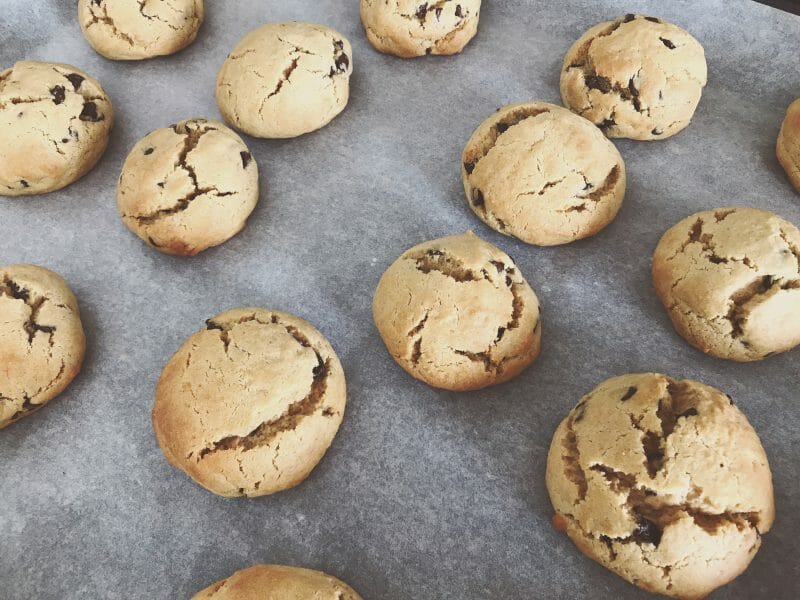 Cliquez pour zoomer ! Cookies beurre de cacahuète et pépites de chocolat Thermomix par m_arynne
