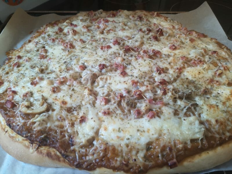 Cliquez pour zoomer ! Pizza Reine Thermomix par cynthia_1709