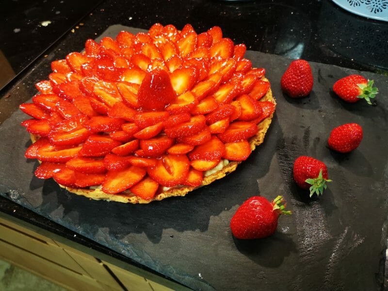 Cliquez pour zoomer ! Tarte aux fraises Thermomix par leslietalia