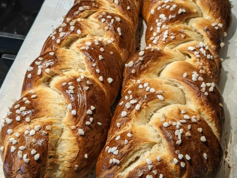 Cliquez pour zoomer ! Brioche tressée à la mie filante Thermomix par flo_39