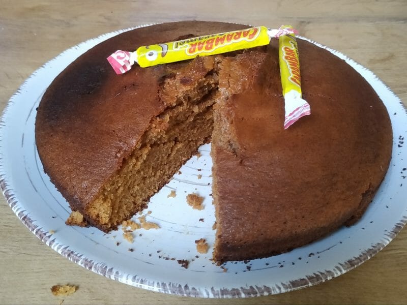 Cliquez pour zoomer ! Cake aux carambars Thermomix par marylyou